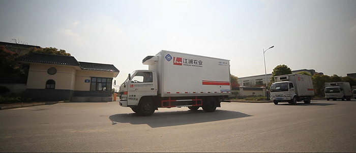 車輛配送途中
